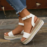 Women's Sandals Shoes 2023 Platform Elegant Summer Size 43 High-heeled Heel Sandal Female Woman Wedge Womens