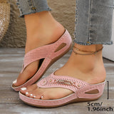 Thick-Bottomed Cool Slippers Women's 2025 Summer New Beach Waterproof Table Clip Women's Shoes