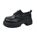 Breakj New Lashup Martin Love Shoes British Style Retro Casual Fashion Simple Thick Logo Small Leather Shoes