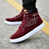 And Winter Style High Upper Shoes Korean Version Male Shoes Student Canvas Shoes Men's Casual Shoes Trend All Kinds Of Board