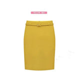 Work Wear 2019 Fashion Women Skirts Long Mid-calf Length High Waist Pencil Formal Woman Skirt S - XXL Office Lady