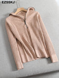 hooded sweater Pullovers Women winter autumn thick chic 2021 loose sweater for women thick warm