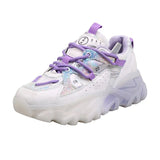 New Sneakers Women Casual Platform Shoes Fashion Jelly Thick Bottom Ladies Trainers Chaussure Femme Chunky Sneakers