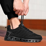 Breakj Large-Size Casual Fashion Men's Shoes 39-48 Flying Fabric Sneakers Men's Outdoor Running