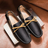 Shoes Fashionable Versatile Casual Classic Mens Loafers Elegant Set of Feet Flat Shoes and Men's Driving