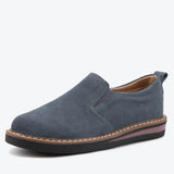 Shoes Oxford Flat Platform Sneakers Female Casual Slip On Sewing Footwear Autumn 2021 Elastic Band Ladies Moccasins