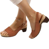 Breakj 2023 Summer Fish Mouth Beach Women's Sandals Large Size Women's Shoes 41-43