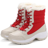 Women Boots Lightweight Ankle Boots Platform Shoes For Women Heels Winter Botas Mujer Keep Warm Snow Winter Shoes Female