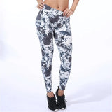 Printed Leggins Elastic Fitness Leggings Sexy Pants Women Push Up Trousers Summer Gym Sports