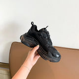 Women's Platform Sneakers White Vulcanized Shoes Casual Fashion Basket Female All-match 2022 Thick Bottom Autumn Winter