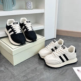 Breakj Korean Version Low Help Dad Shoes Female Spring 2025 New Breathable Student Sports Heighten Casual Shoes