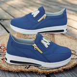 Breakj 2025 New Sports Single Shoes Women Flat Bottom One Foot Pedal Solid Pink Casual Round Head Single