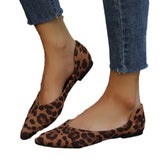 Breakj New Women's Shoes Retro Thick-Soled Casual Shoes Single Shoes Women's Leopard Print