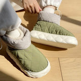 Warm Plush Waterproof Snow Boots for Women Thick Bottom Non Slip Winter Cotton Padded Shoes Woman Platform Ankle