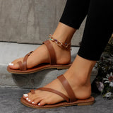 Breakj Outer-Wearing Toe Flat-Bottom Slippers Women Southeast Asia Retro Light Beach Cool Drag
