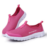 Women Casual Shoes 2021 Women Sneakers Summer Fashion Air Mesh Women's Shoes Slip-on Female Sneakers Plus Size Female