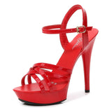 Breakj One Word With Sandal Female 2023 New Summer Fashion 13CM Joker Web Celebrity Sexy High Heels Thin