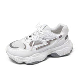 wind reflective old shoes women 2021 spring sports casual shoes flat breathable comfortable women's