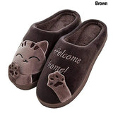 Plush Home Indoor Slippers Winter Warm Cotton Women's Slippers Light Weight Soft Comfortable Men Slides Platform Shoes