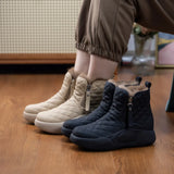 Cotton Shoes Women's Winter Velvet 2024 New Thick-Soled Fur Integrated Snow Boots Women's Anti-Skid Thickened Warm