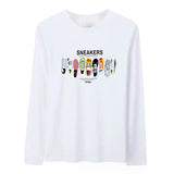 Long Sleeve T-shirts Autumn Print Gothic Vintage Ulzzang Cozy High Street Streetwear 4XL Baggy Korean Trendy Harajuku BF