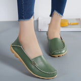 Hot Sale Women Round Head Shoes Solid Color Sewing Women Summer Comfy Flat Sneakers Leisure Walking Femininas Footwear Plus
