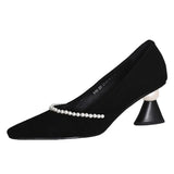 Breakj Retro Single Shoes Female 2023 Spring Model New Wedding Shoes Design Sense Minority Temperament Hepburn Wind High Heels