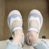 Women Sandals New Round Toe Thick Sole Simple Sports Shoes Women Platform Sandals Ladies