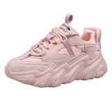 Design Women Shoes 2021 Fashion Women's Chunky Shoes Trendy Purple Platform Sneakers Fitness Ladies Trainers Casual