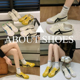 Celebrity Agan Shoes Women's 2024 New Summer Flat-Bottomed Leisure Sports Comfortable Lightweight White