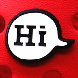 Shoe Charms Bone PVC Croc Accessories Decorations Dollar Euro Franc Sign Gesture JIBZ Charm Buckle for Kids Party Xmas