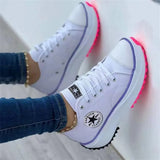Breakj Spring New Low-Top Single Shoes Women's Thick-Sing Canvas Shoes Women's Canvas Pine Cake Bottoms Large Women's