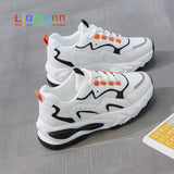 Platform Sneakers Woman Vulcanize Sport Shoes 2021 New Light Green Blue Chunky Sneaker dames Tenis basket zapatillas