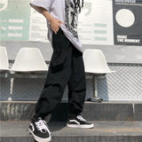 Sweatpants Big Pockest High Waist Pants Women Loose Korean Fashion Unisex Harajuku Korean Capris Moda