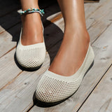Breakj 2024 New Plus-Size Round-Headed Flat Single Shoes Women's Bean Shoes Sports Casual