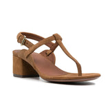 Fashion Clip Toe Sandals Thick Heel T-Belt Large-Size Women's Shoes