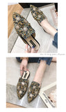 2022Luxury Women Mules Ladies Summer Chinese Slippers Women Shoes 2019 New Low Heels Flat Casual Shoes Woman Flip