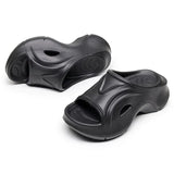2024 New Summer Wedges Slippers for Women Eva Thick Bottom Beach Flip Flops Woman Non Slip Platform Sandals Shoes