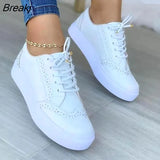 Women's Shoes 2023 New Spring Winter Flats Sport Casual Suede Sneakers Lace Up Plus Size Oxford Mujer