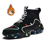 o'clock Stylish Couple Casual Shoes Non-Leather Breathable Male Sneakers Outdoor Quality Anti-skid Footwear Big Size