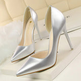 Pumps Concise High Heels Fashion Solid Women Shoes Bridal Wedding Shoes Ladies Pumps Shoes Red