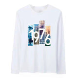 Long Sleeve T-shirts Autumn Print Gothic Vintage Ulzzang Cozy High Street Streetwear 4XL Baggy Korean Trendy Harajuku BF