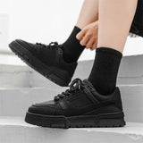 Breakj China-Fashion Niche Design Men's Shoes Black Lovers Platform Shoes Ins Versatile Men And Women's Casual Shoes