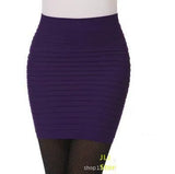 Summer Skirts Sexy Short Ladies Skirt High Waist A-Line Skirts High Elastic Black Red Pleated Skirt Candy