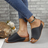 Breakj Spring And Summer New Cool Drag Women Wear Women's Shoes Comfortable Slope And Thick-Bottomed Slippers