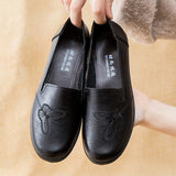 Quality Women Leather Loafers 2021 Spring Women's Flat Shoes Breathable Slip on Flats Ladies Casual Moccasins
