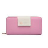 Women Leather Wallet Women's Clutch Bag Hasp Wallet Zipper Long Purses Card Holder High Quality Bolsa