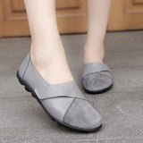 Sale Woman's Flats Shoes woman Soft Genuine Leather Big Size Boat Shoes for Women shose summer