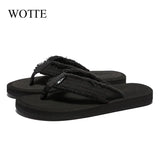 Men Flip Flops Comfortable Slippers Men Beach Sandals Shoes for Men Slippers Big Size40-48 Casual Shoes zapatos para