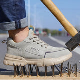 Safety Shoes Work Sneakers Indestructible Work Safety Boots Winter Waterproof Shoes Men Steel Toe Shoes Sport Safty